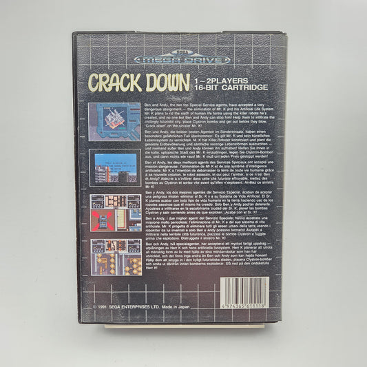 Crack Down - Mega Drive