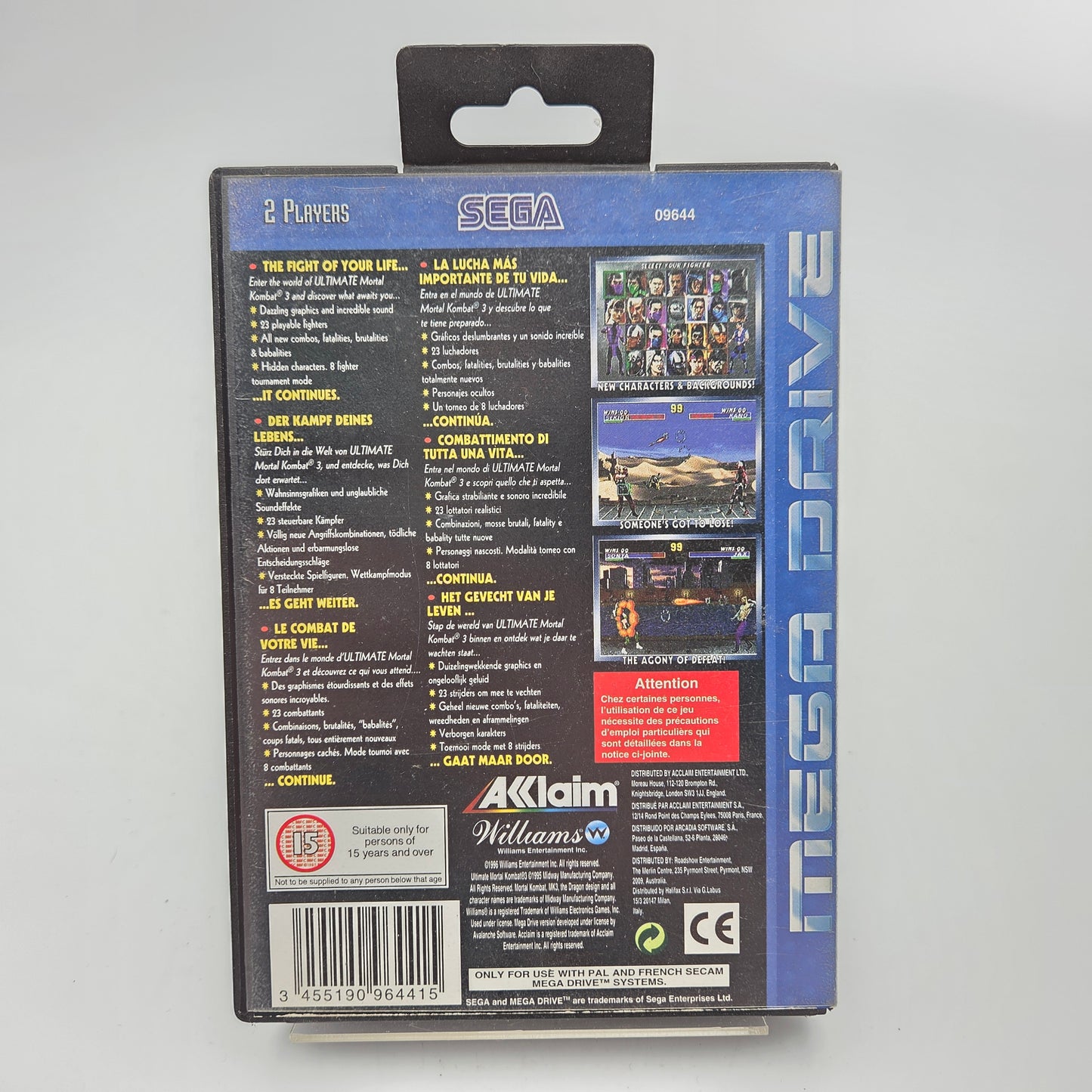Ultimate Mortal Kombat 3 - Mega Drive
