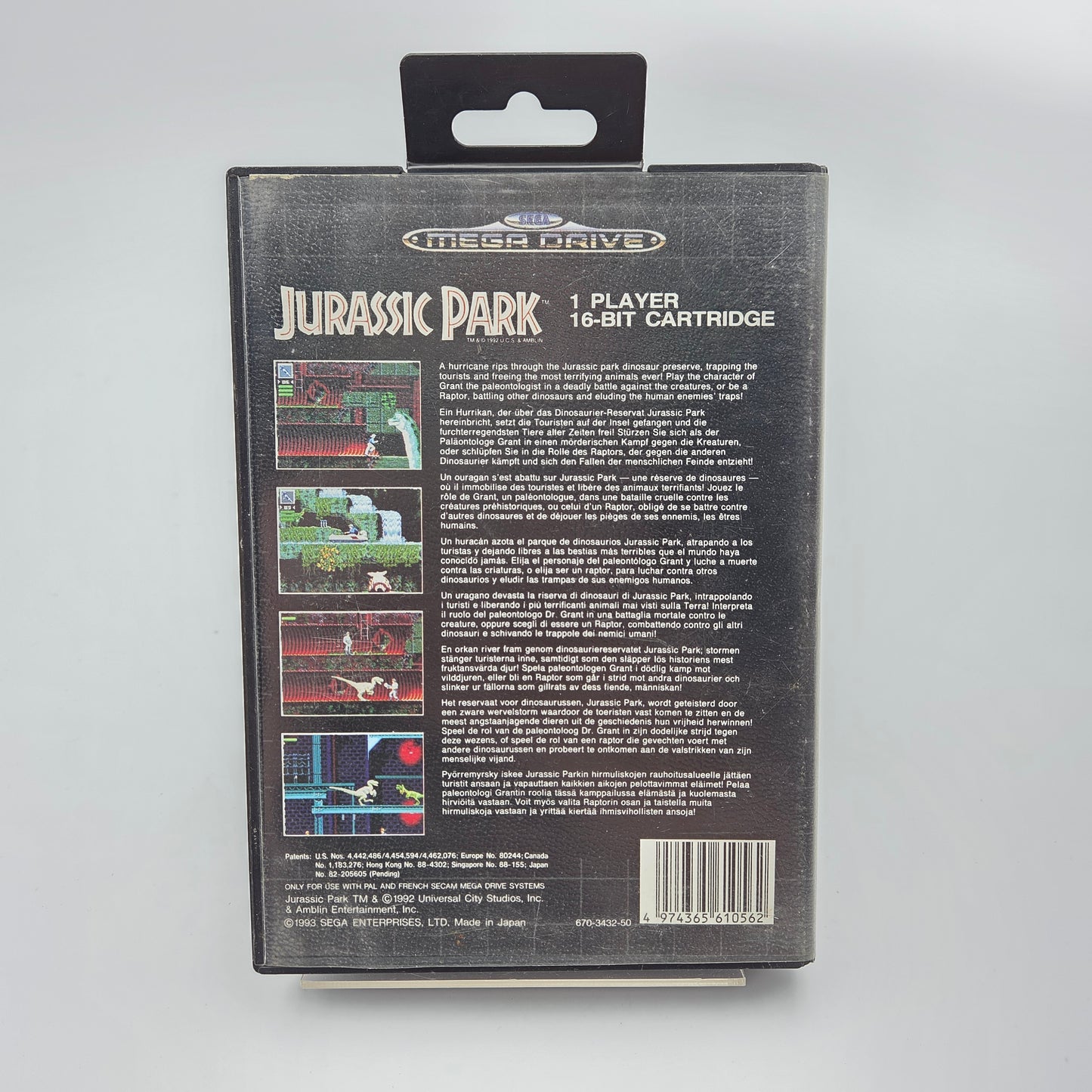 Jurrassic Park - Mega Drive