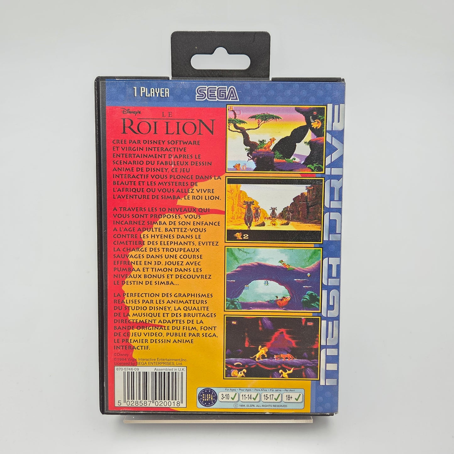 Le Roi Lion - Mega Drive
