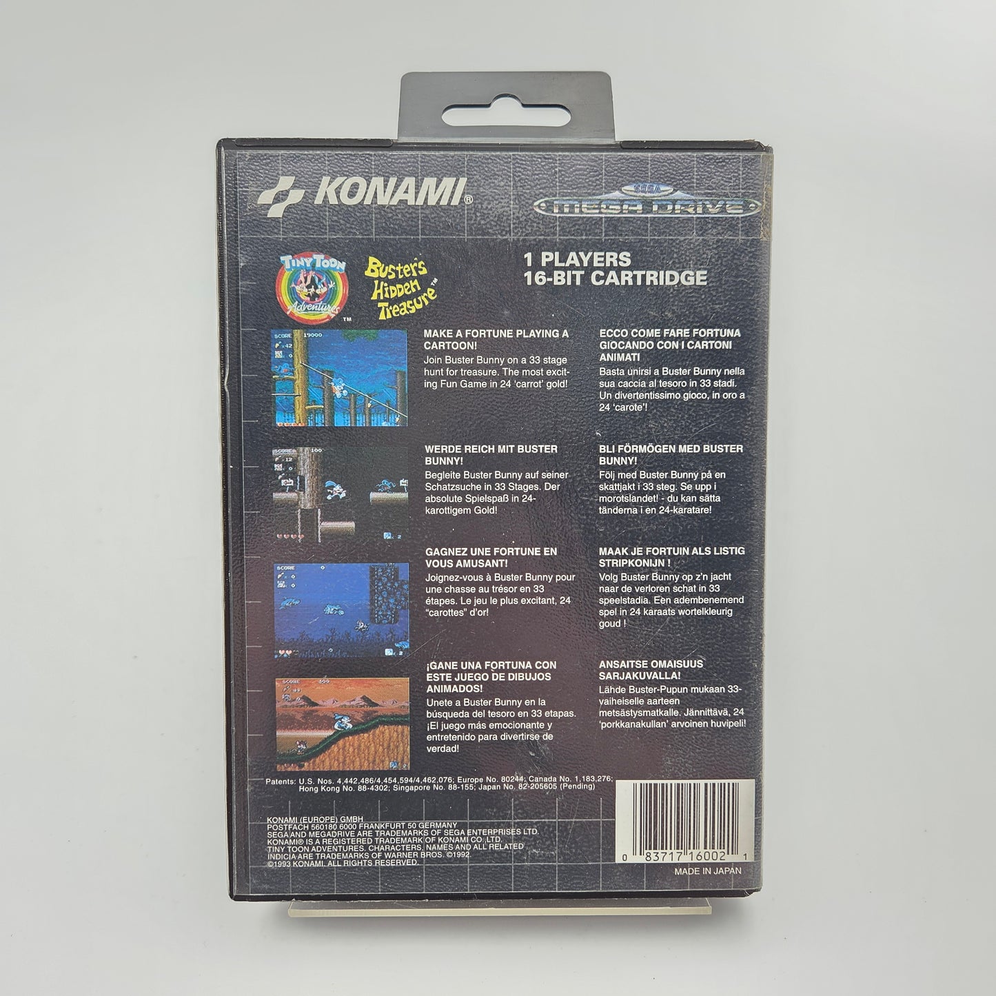 Tiny Toon Adventures Buster's Hidden Treasure - Mega Drive