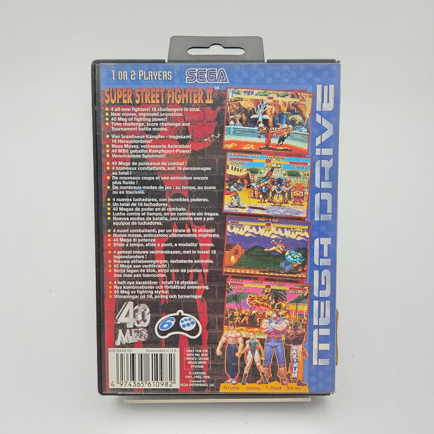 Super Street Fighter II - Mega Drive