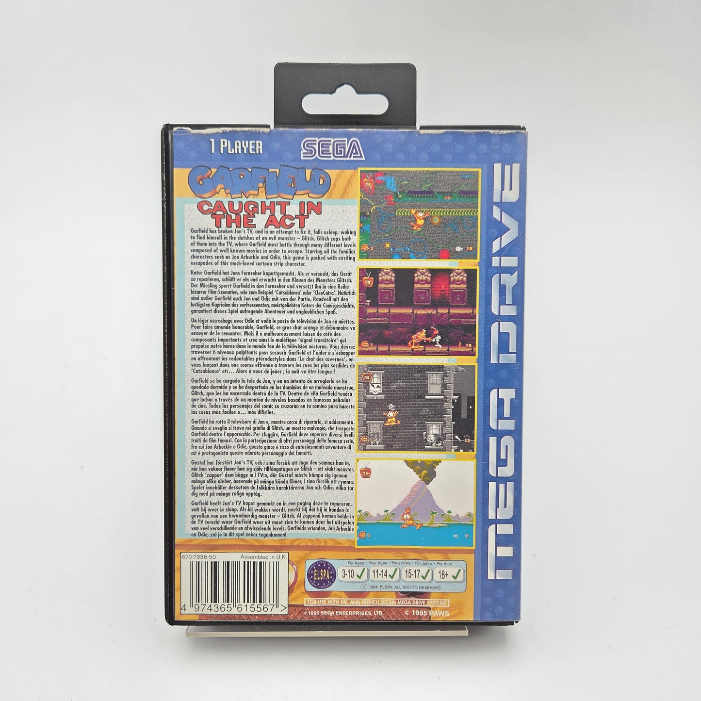 Garfield Caught in the Act - Mega Drive