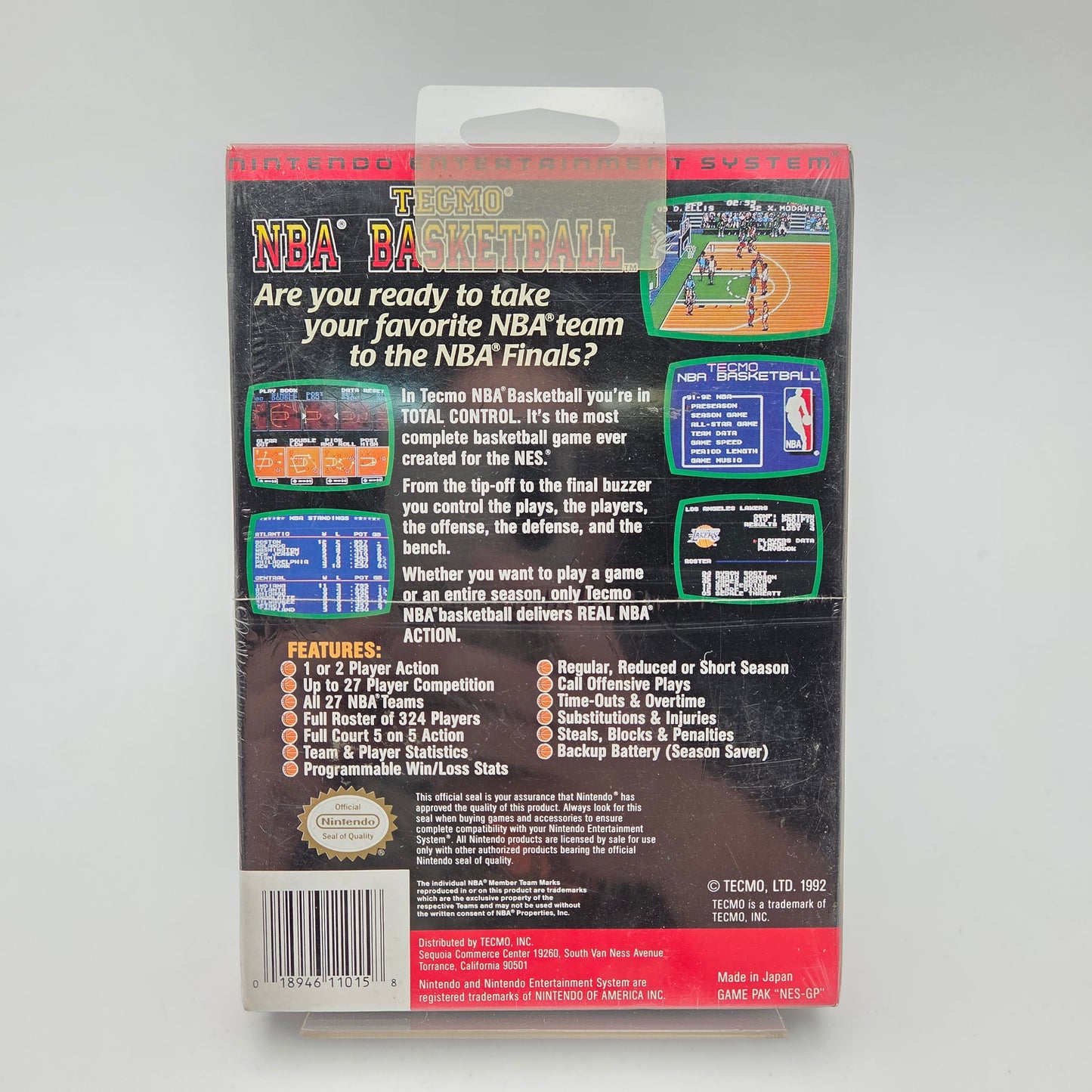 NBA Basketball - Nintendo Entertainment System [NEUF]