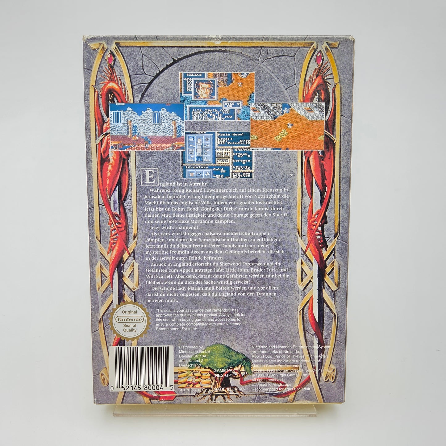 Robin Hood Prince of Thieves - Nintendo Entertainment System