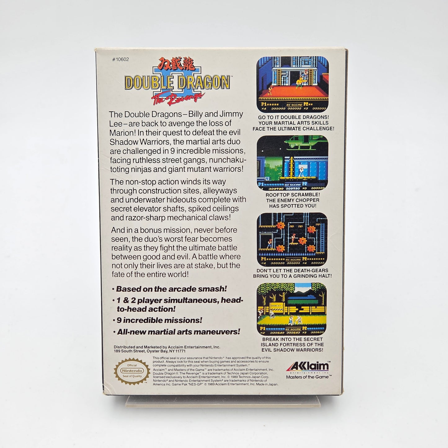 Double Dragon II - Nintendo Entertainment System