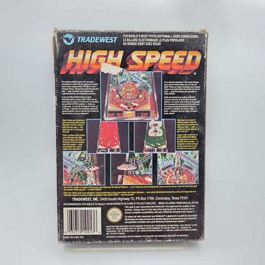 High Speed - Nintendo Entertainment System