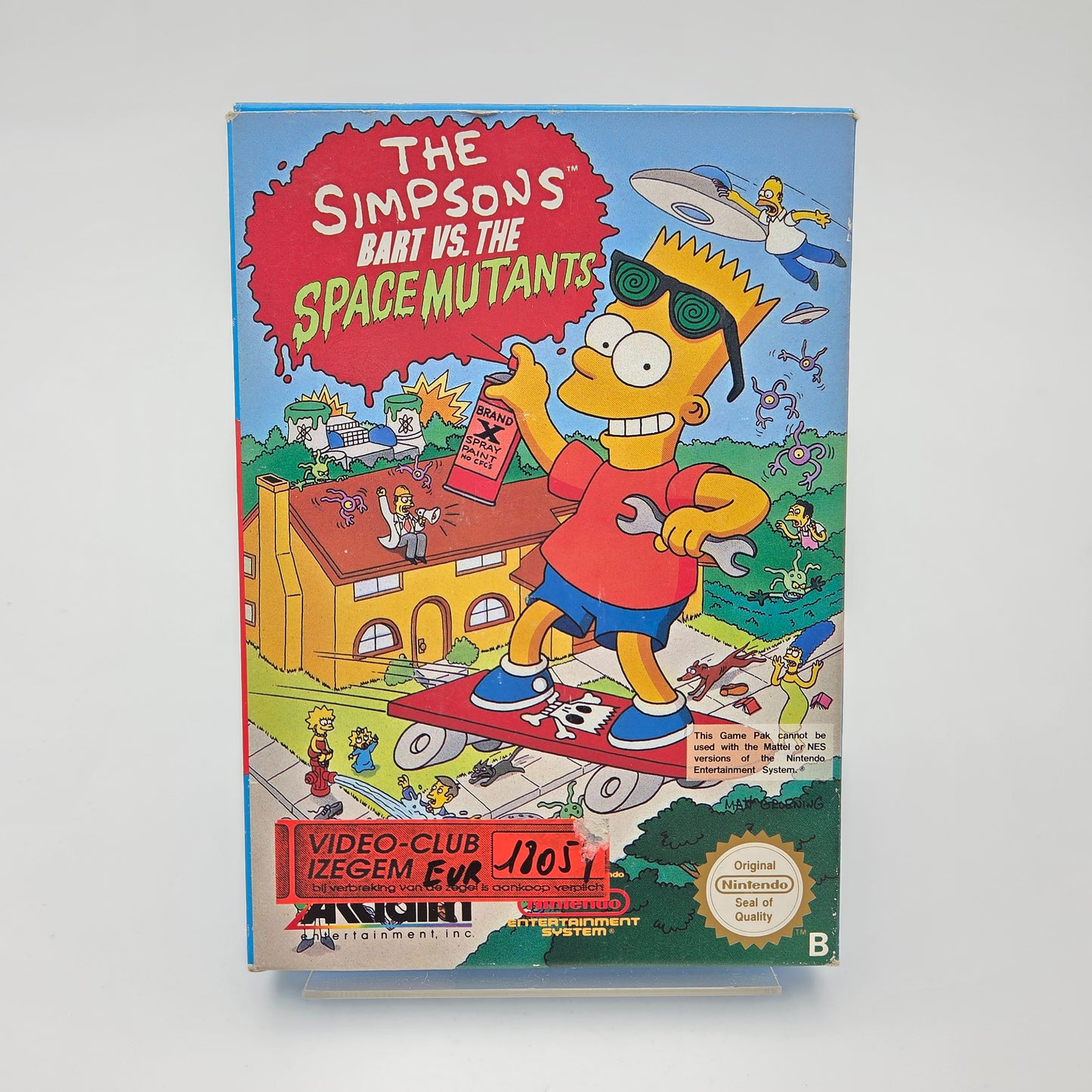 The Simpsons Bart vs The Space Mutants - Nintendo Entertainment System