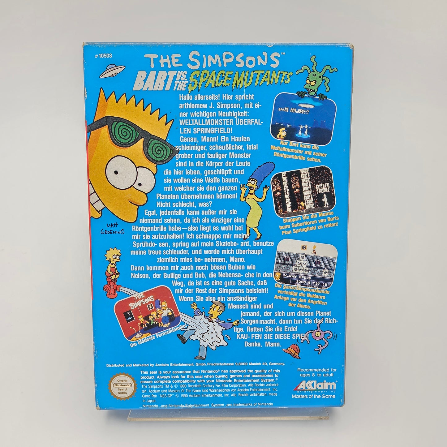 The Simpsons Bart vs The Space Mutants - Nintendo Entertainment System