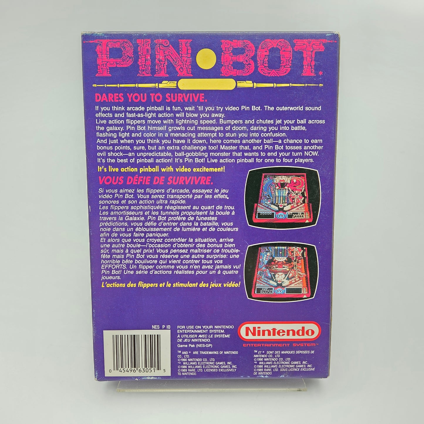 Pin Bot - Nintendo Entertainment System