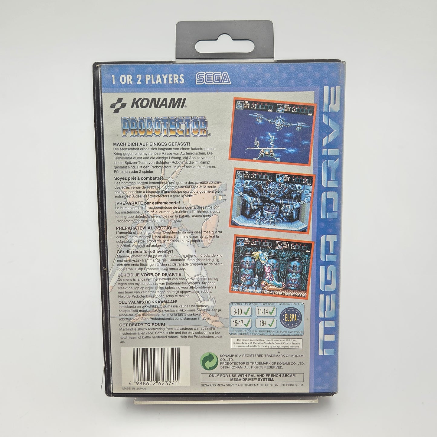 Probotector - Mega Drive