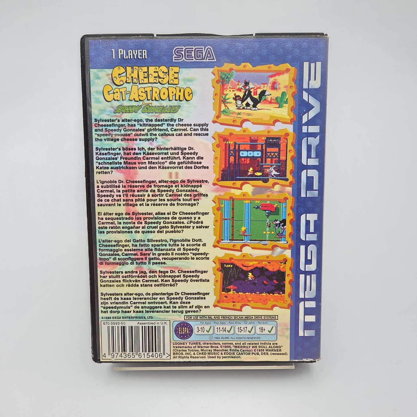 Cheese Cat-Astrophe - Mega Drive