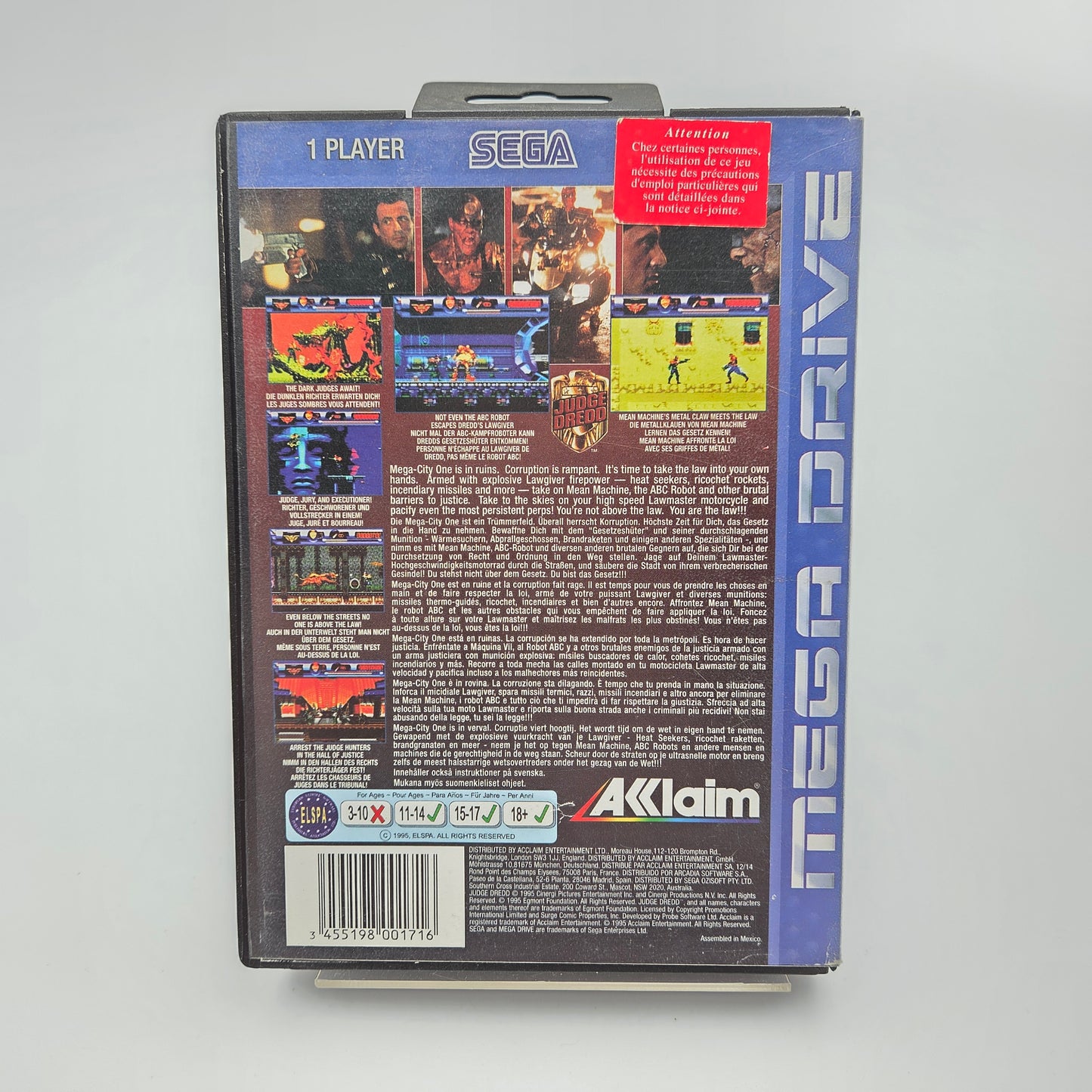 Judge Dredd - Mega Drive