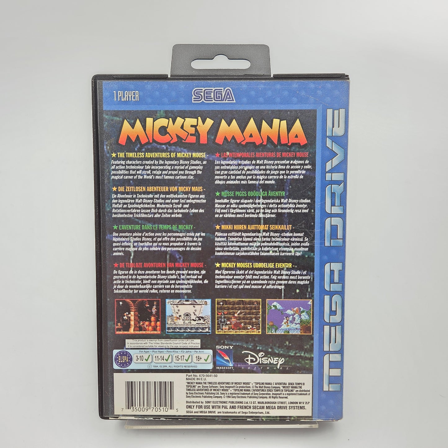 Mickey Mania - Mega Drive