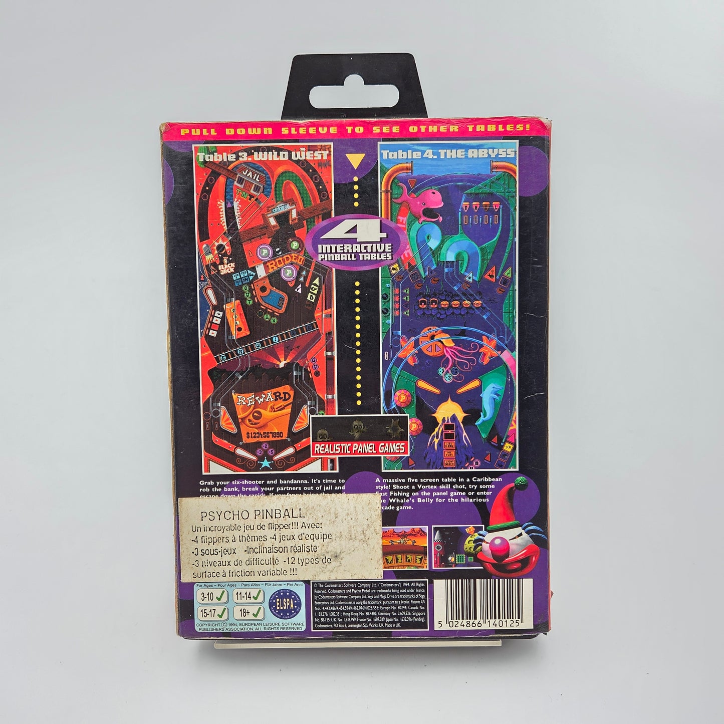 Psycho Pinball - Mega Drive