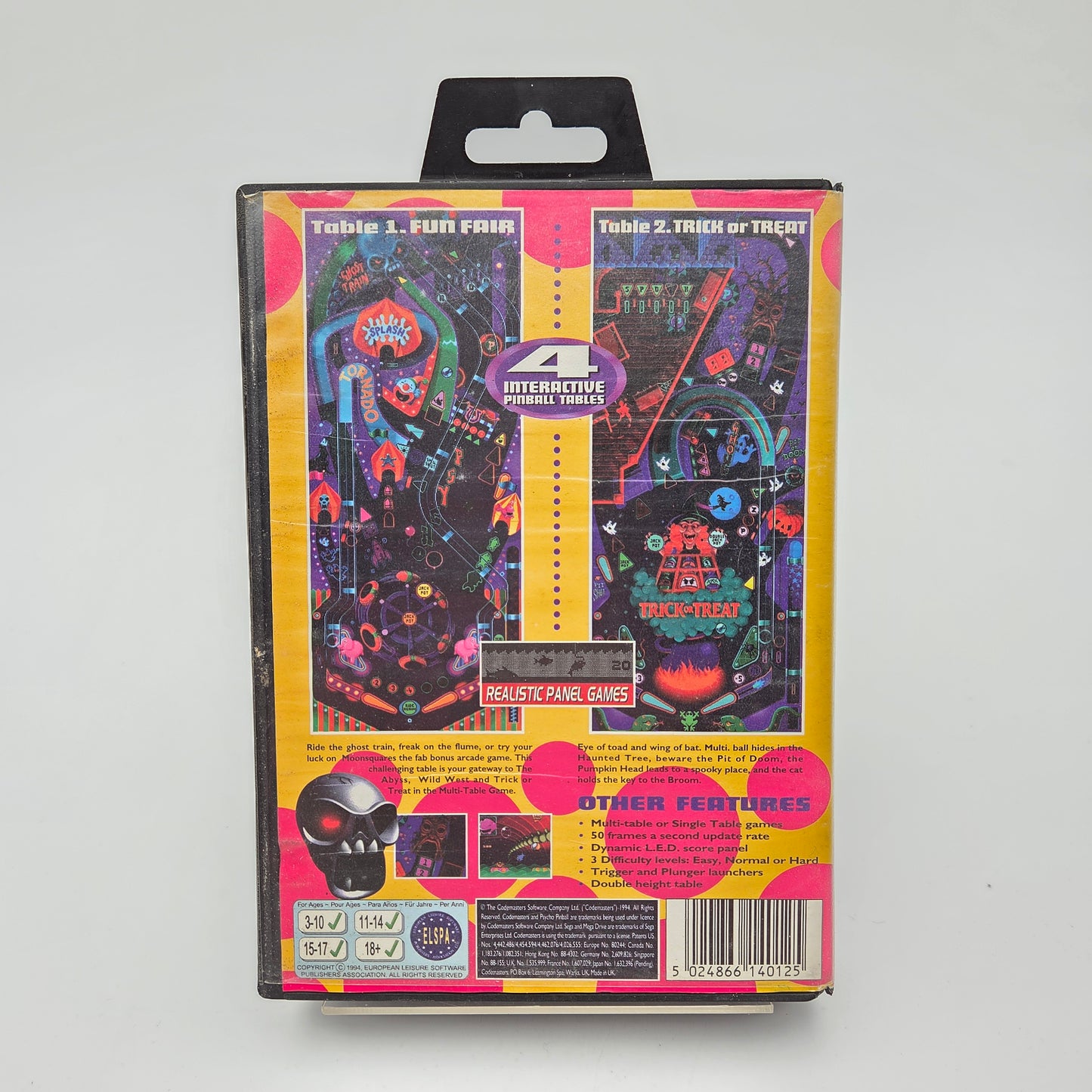 Psycho Pinball - Mega Drive