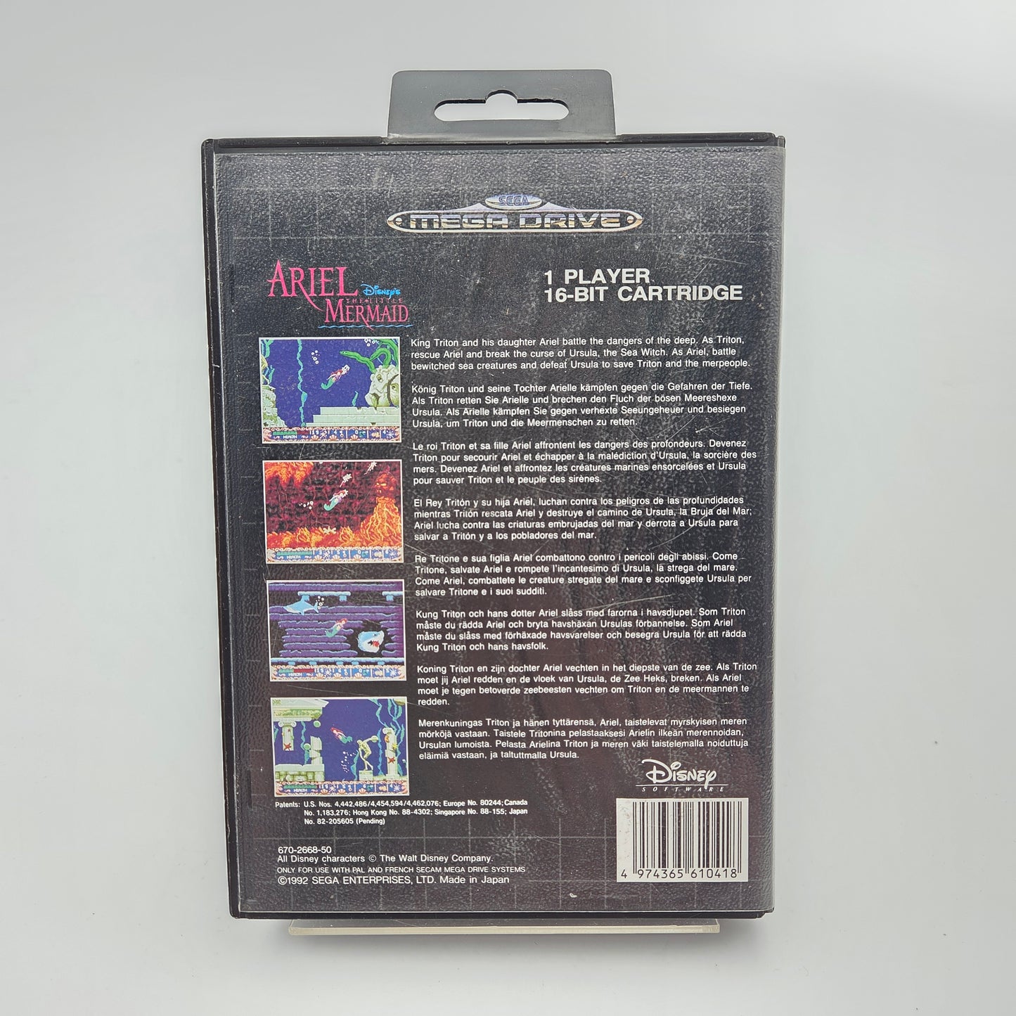 Ariel The Little Mermaid - Mega Drive