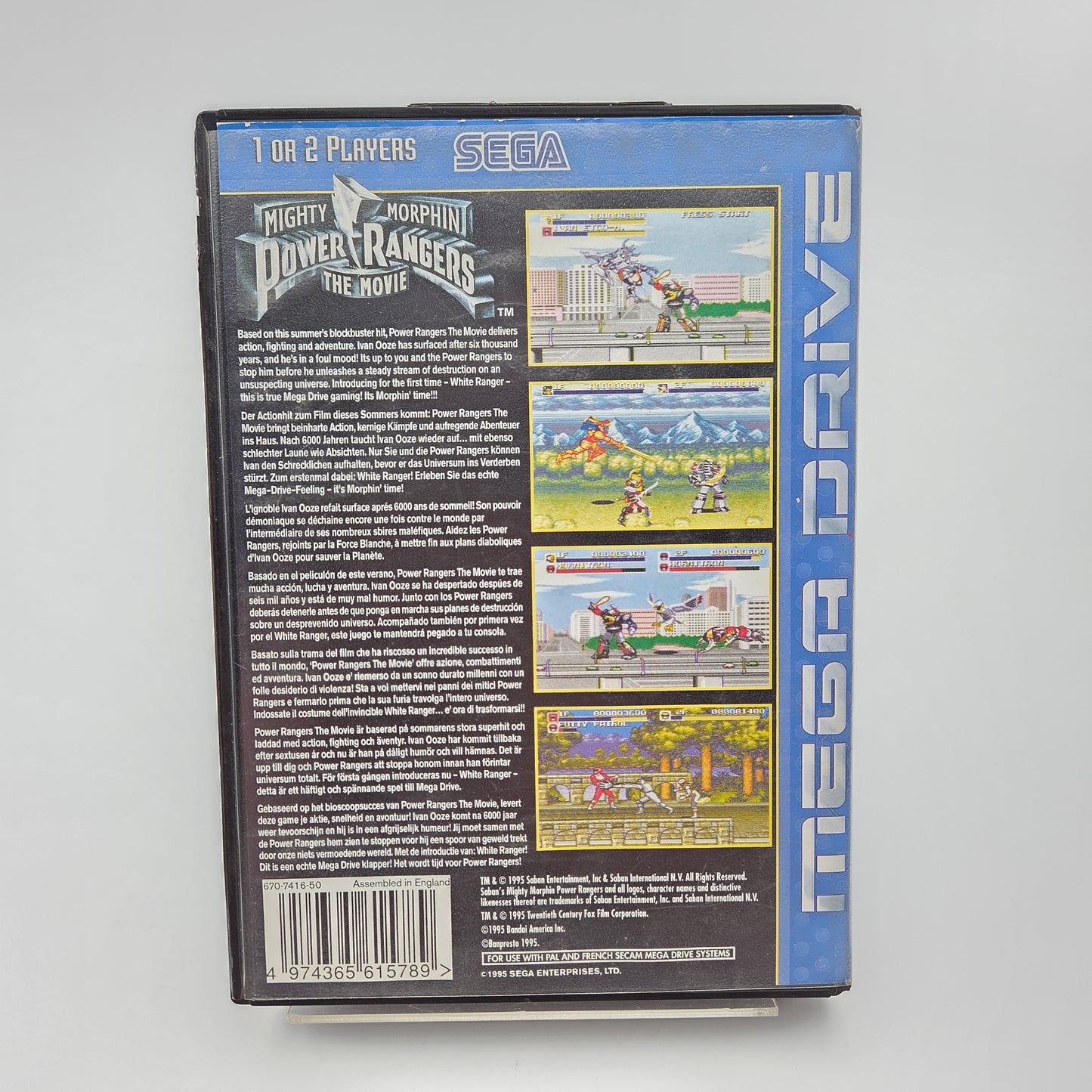 Power Ranger The Movie - Mega Drive