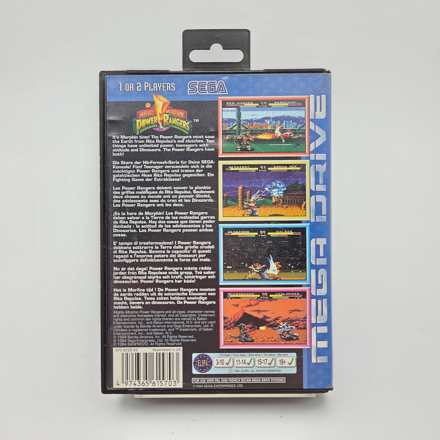 Power Rangers - Mega Drive