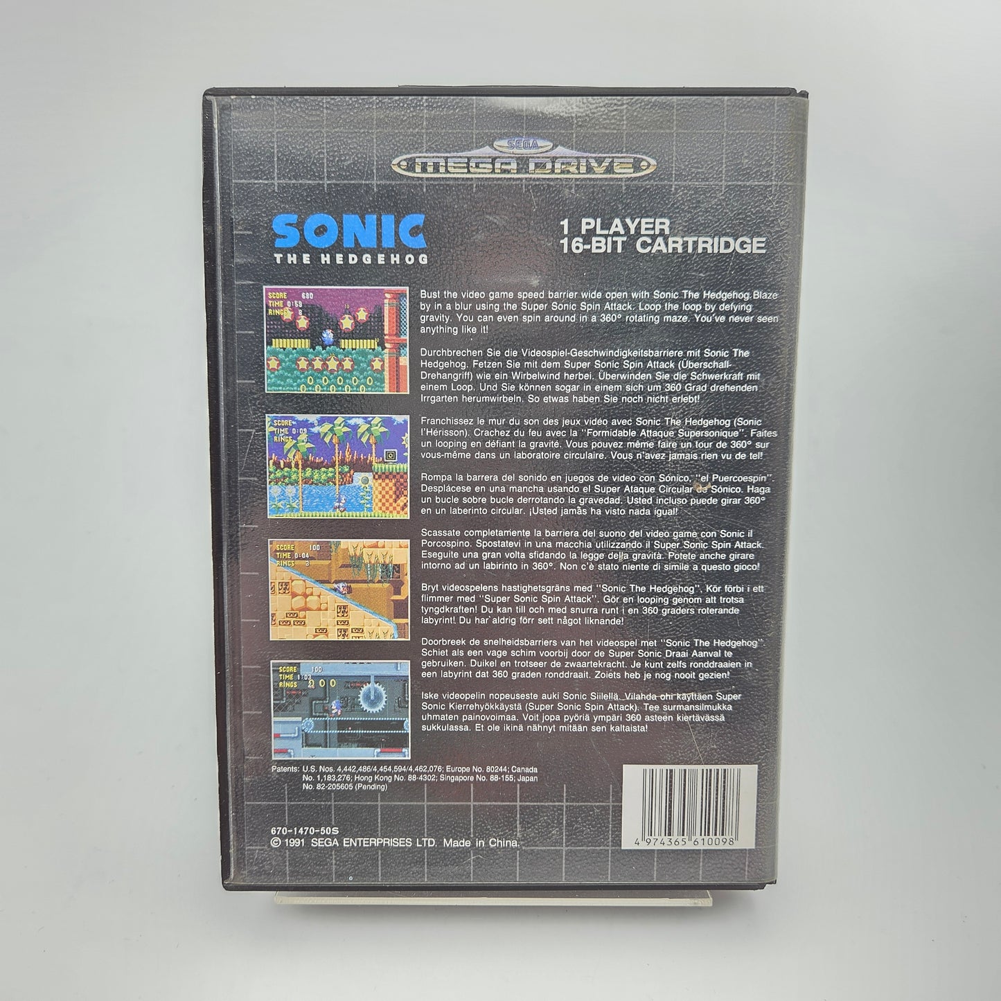 Sonic The Hedgehog - Mega Drive