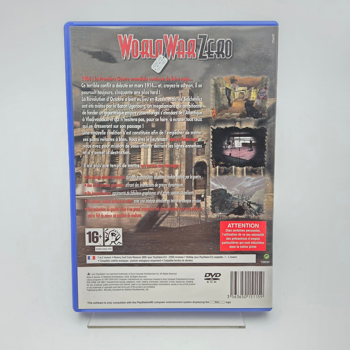 World War Zero - Playstation 2