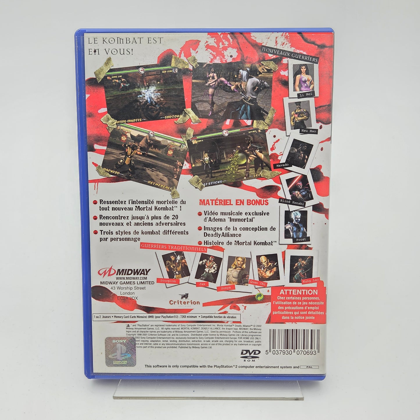 Mortal Kombat Deadly Alliance - Playstation 2