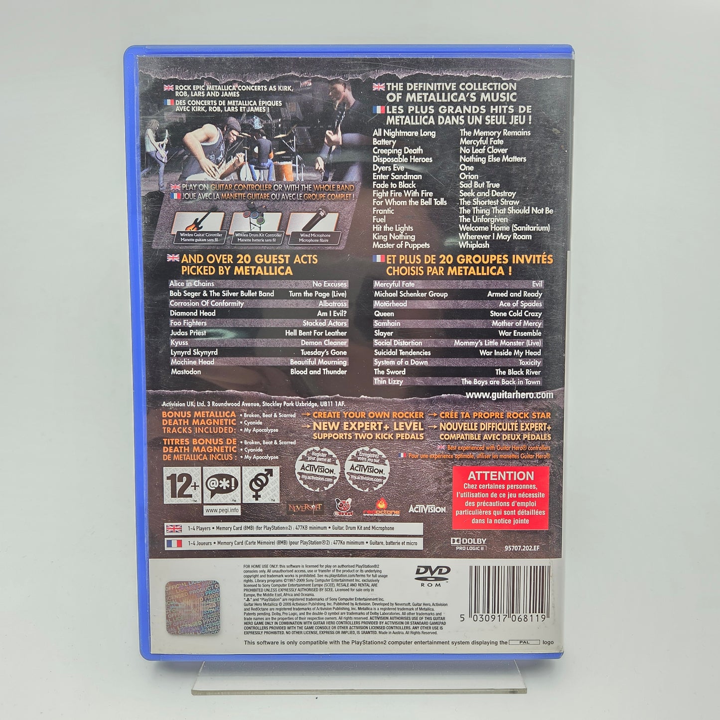 Guitar Hero Metallica - Playstation 2