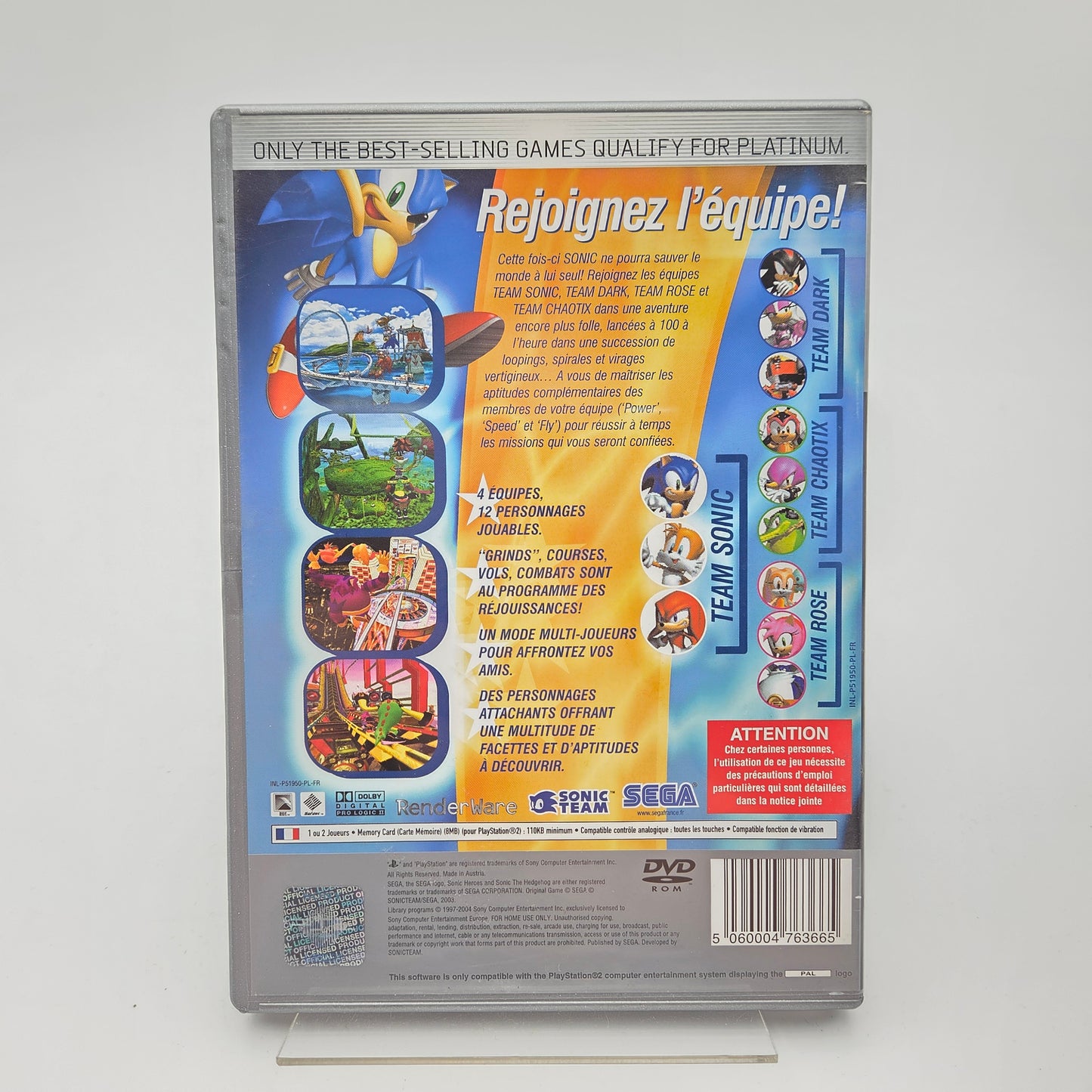 Sonic Heroes - Playstation 2