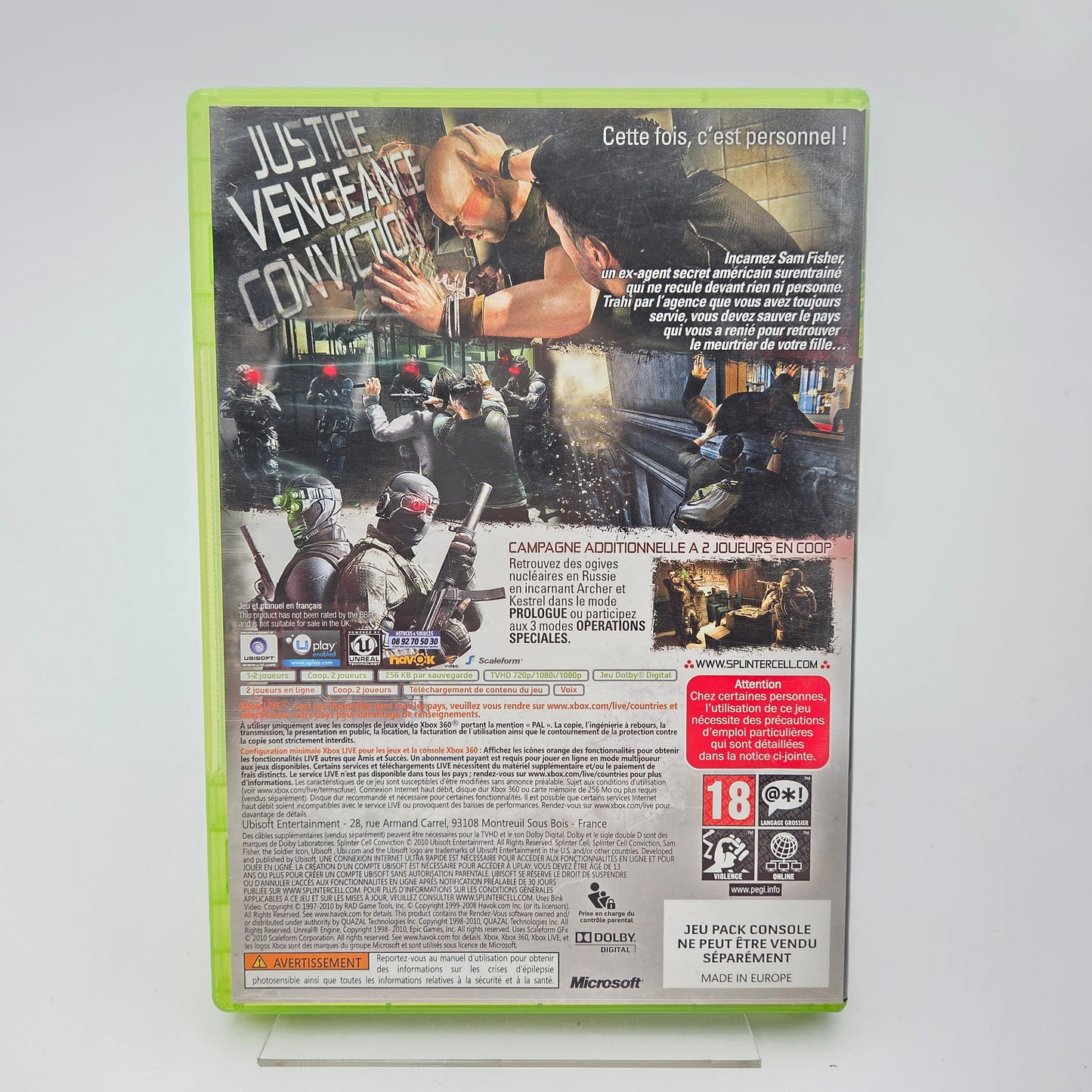 Splinter Cell Conviction - Xbox 360