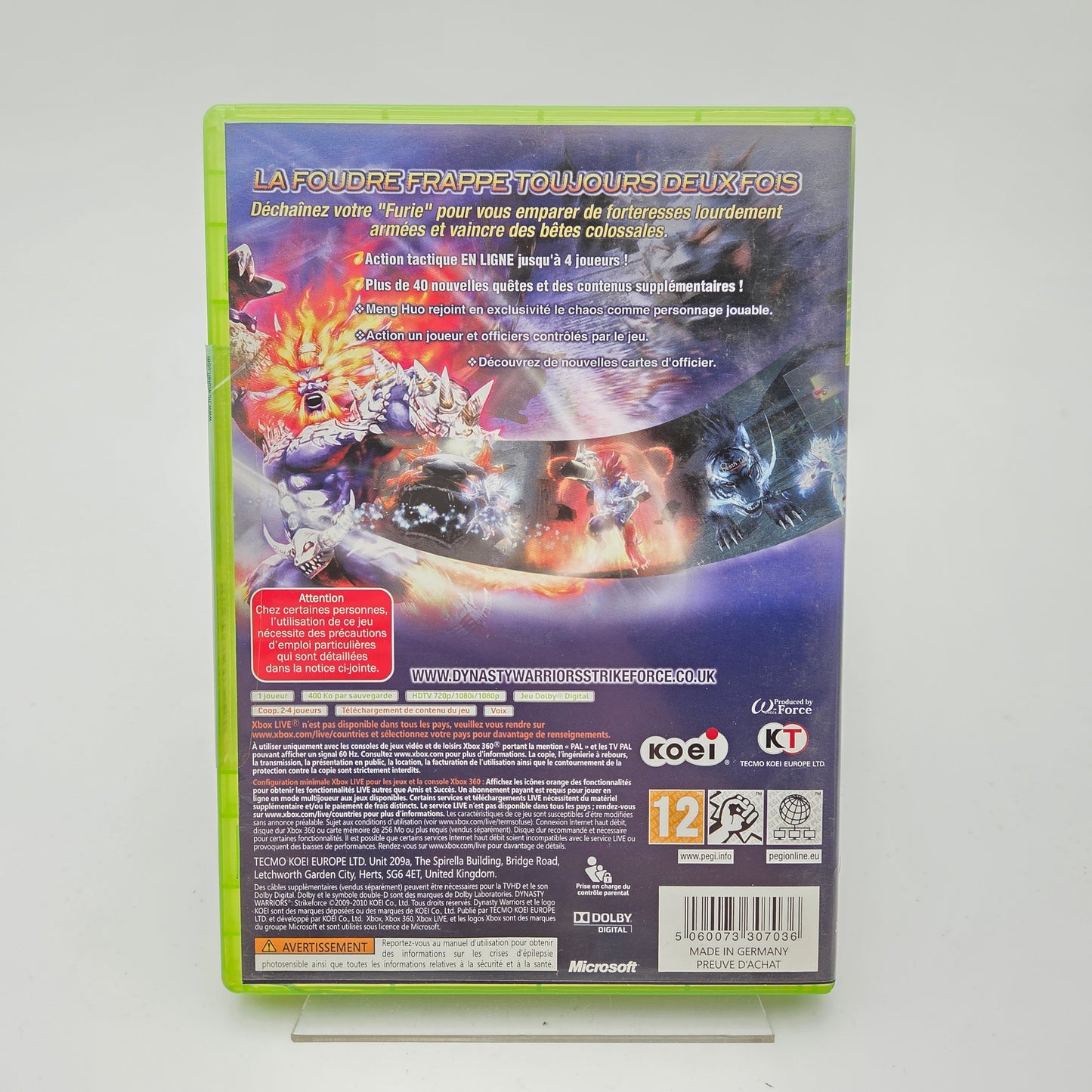 Dynasty Warriors Strike Force - Xbox 360