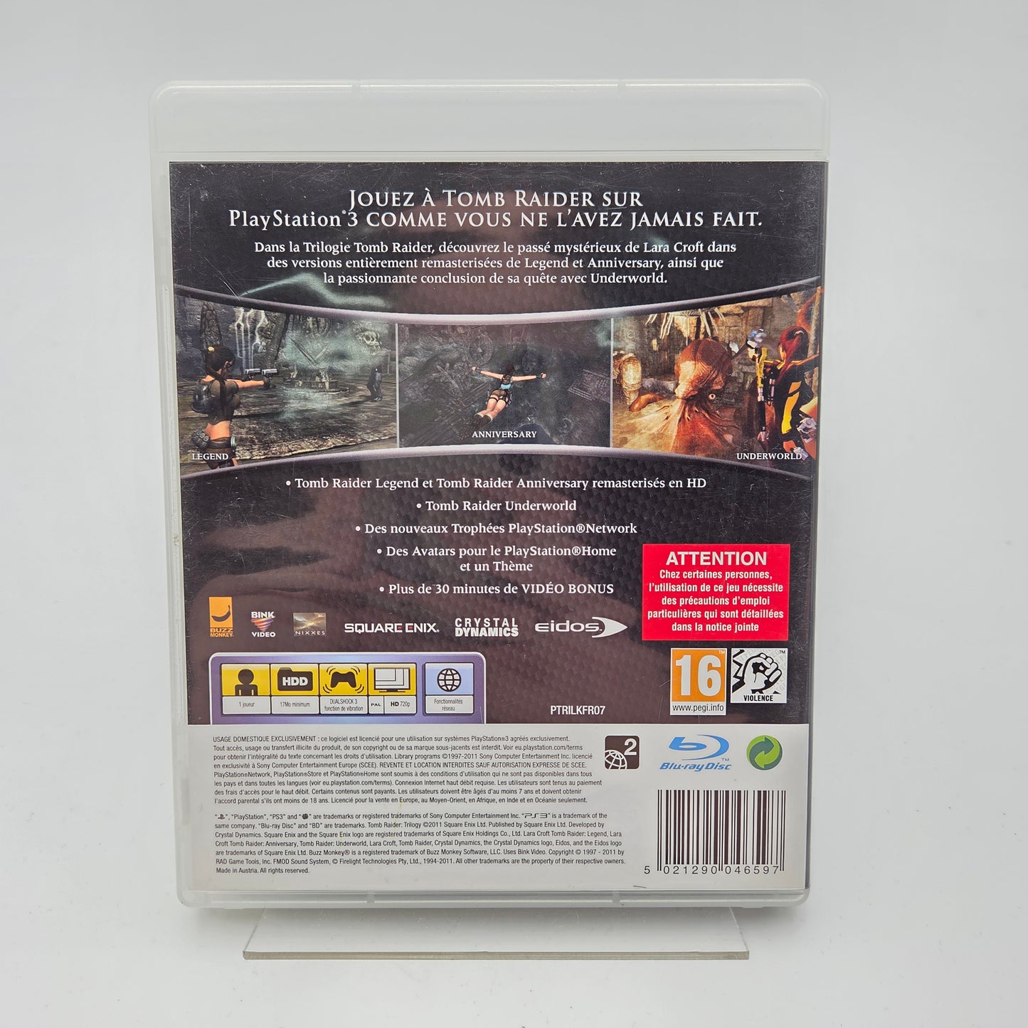 The Tomb Raider Trilogy Classics HD - Playstation 3