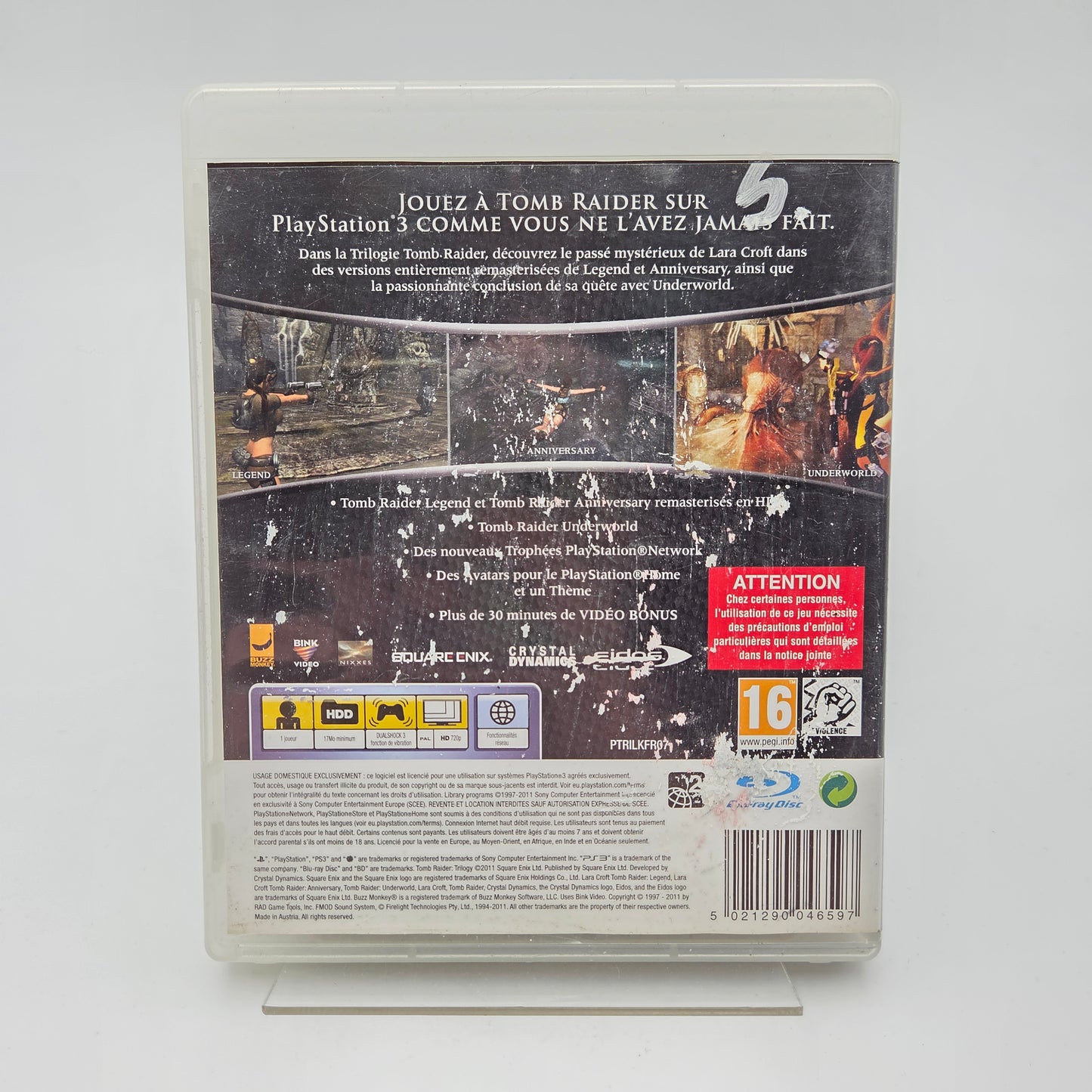 The Tomb Raider Trilogy Classics HD - Playstation 3