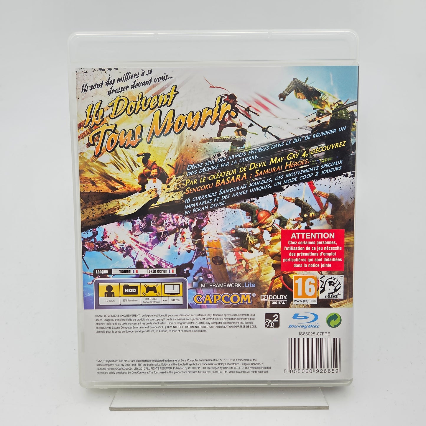 Sengoku Basara Samurai Heroes - Playstation 3