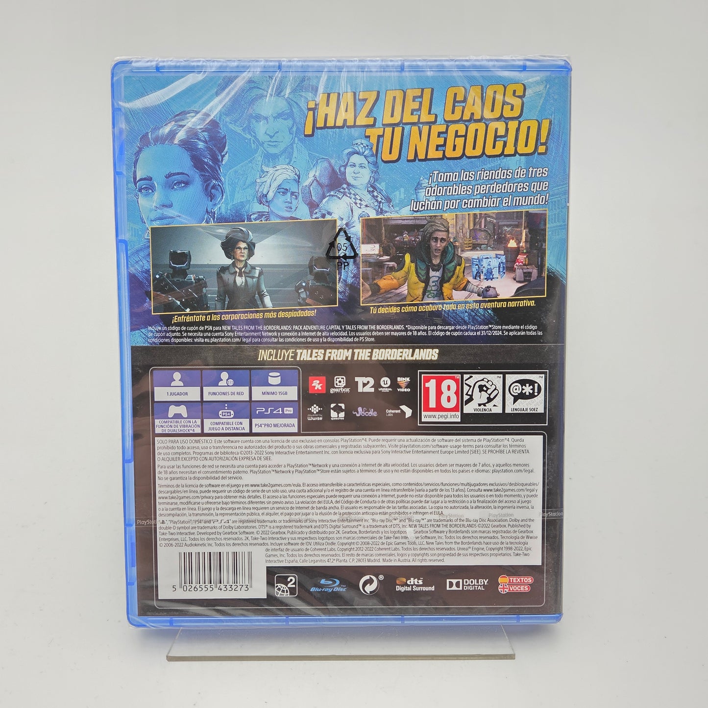 NEW TALES FROM BORDERLANDS - Playstation 4 [NEUF]