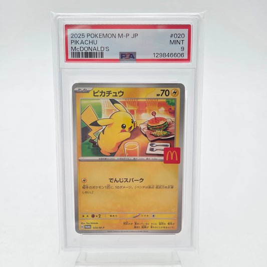 PIKACHU MCDONALD (M-P - 020) - PSA 9