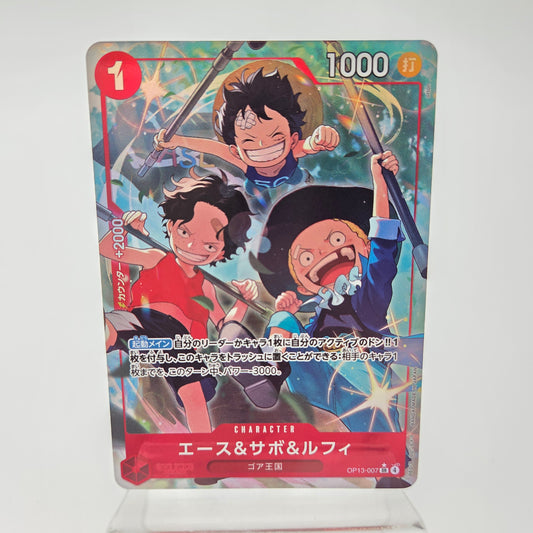 ACE SABO LUFFY (OP13-007)