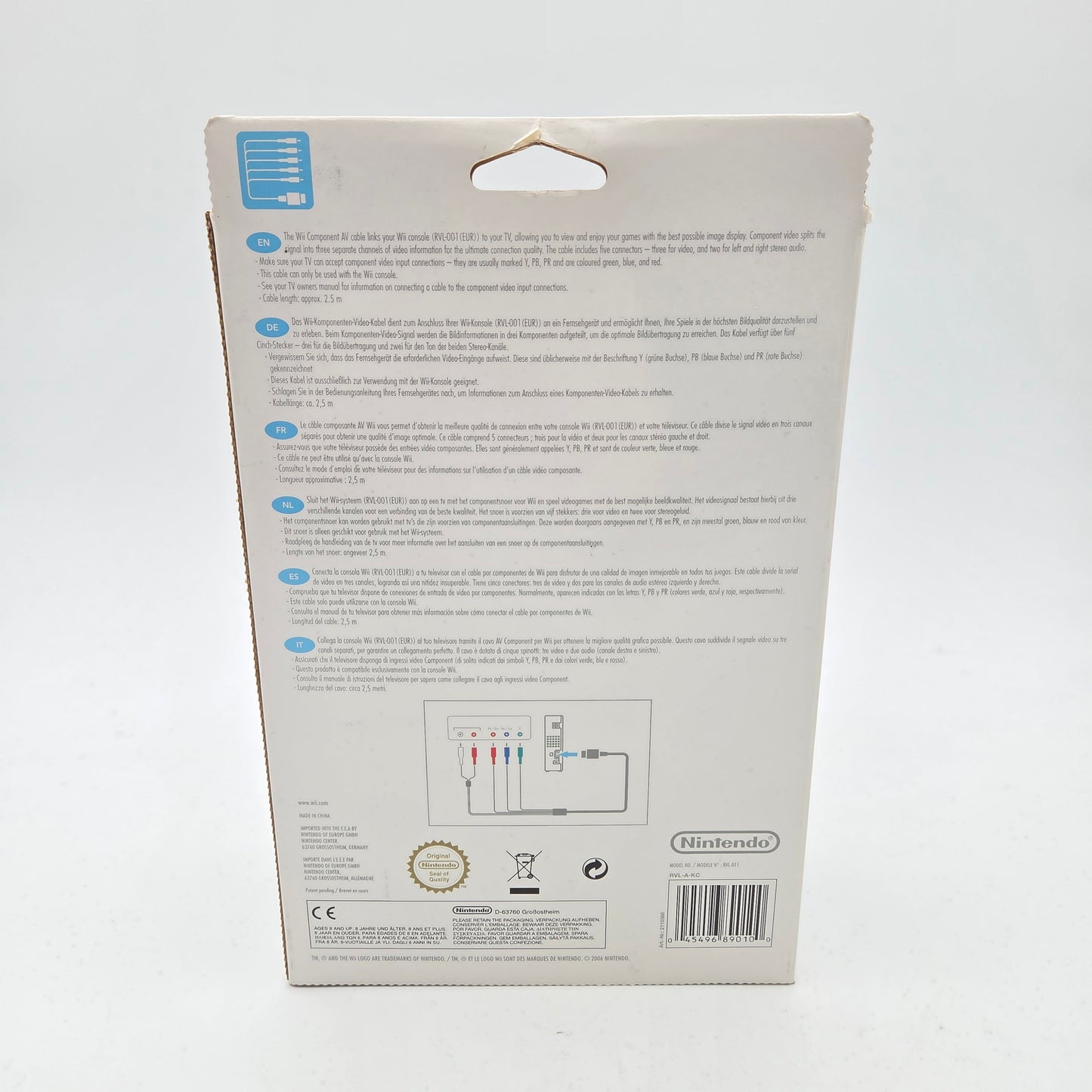 Wii Component AV Cable - Nintendo Wii