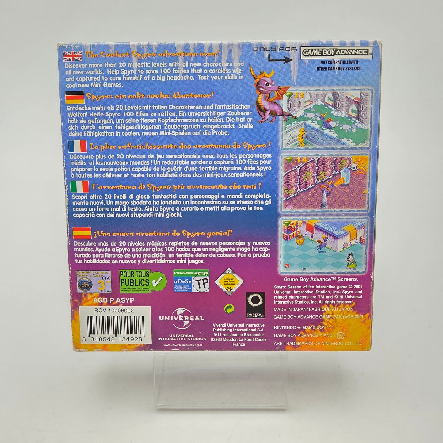 Spyro Season of Ice - Gameboy Advance