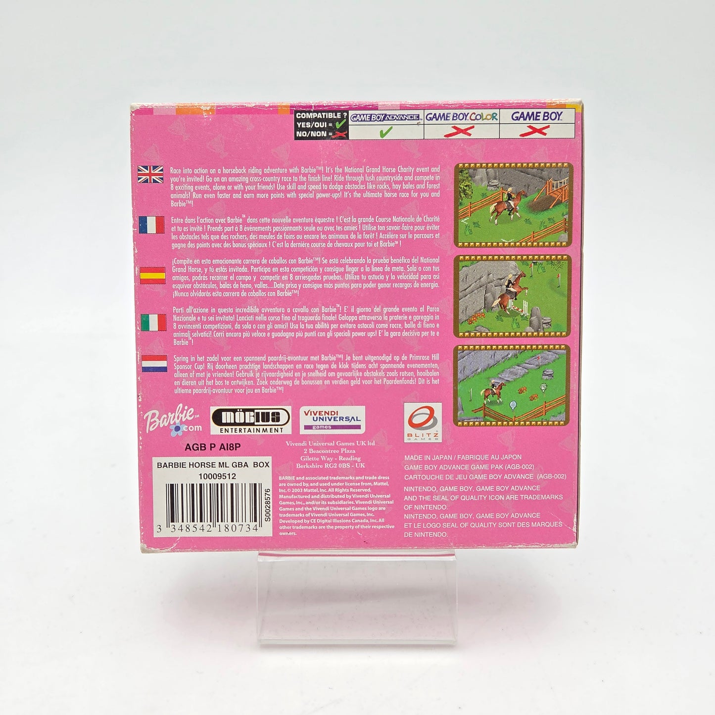 Barbie Horse Adventures - Gameboy Advance