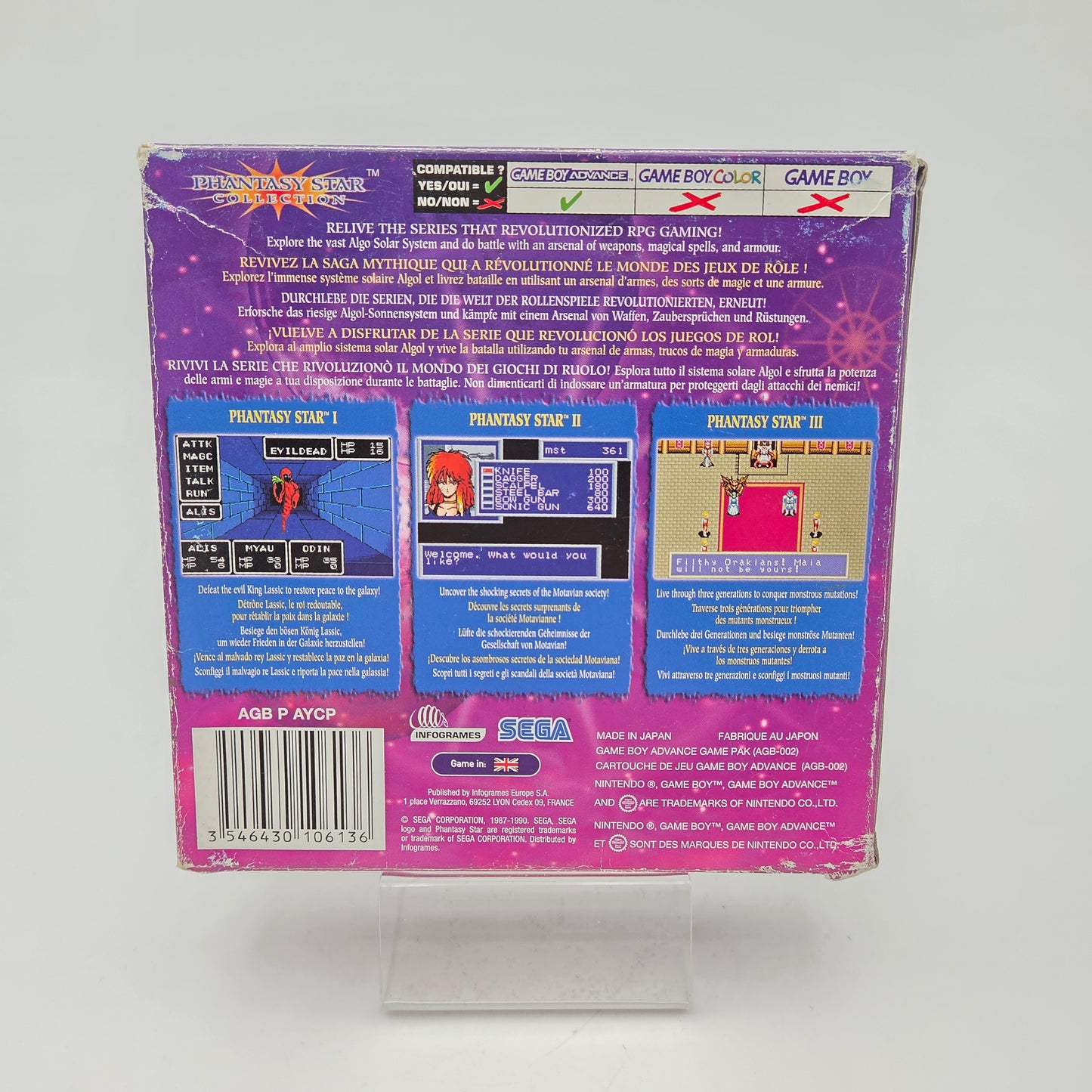 Phantasy Star Collection - Gameboy Advance