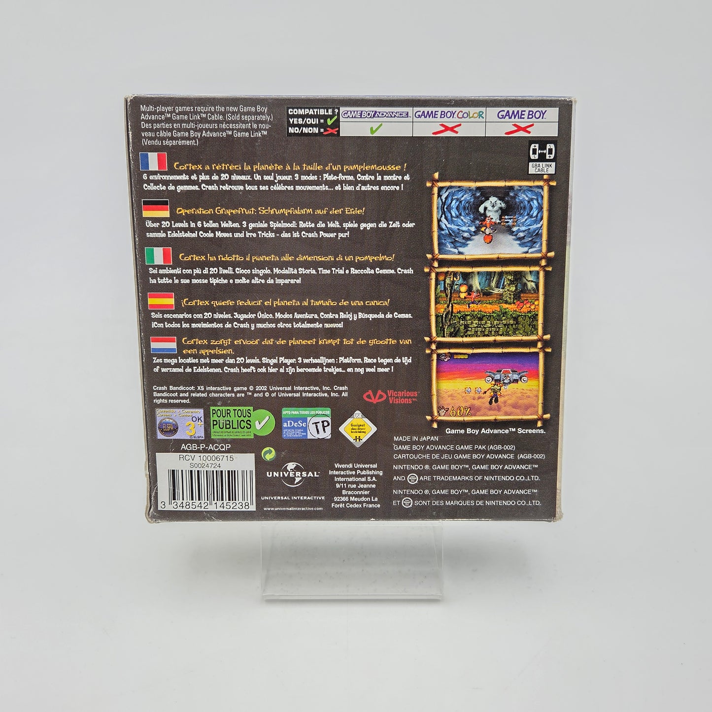 Crash Bandicoot XS - Gameboy Advance