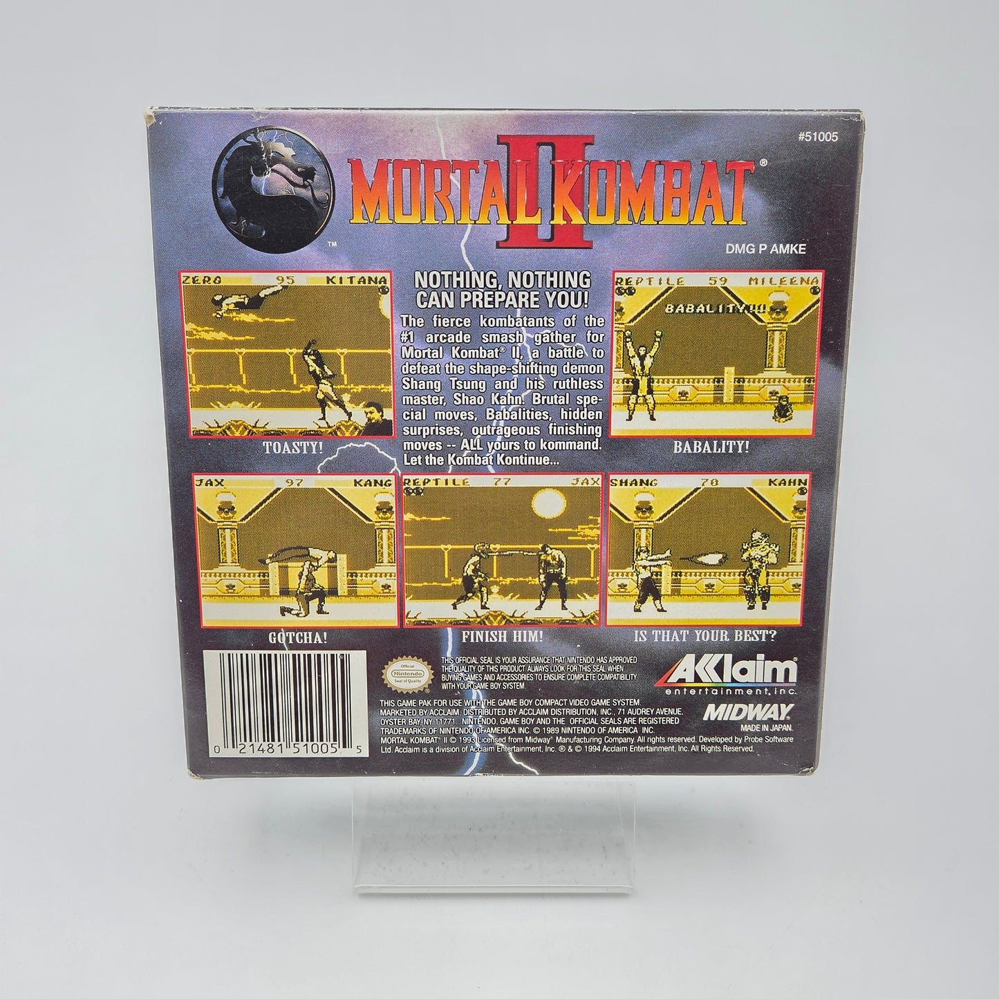 Mortal Kombat II - Game Boy