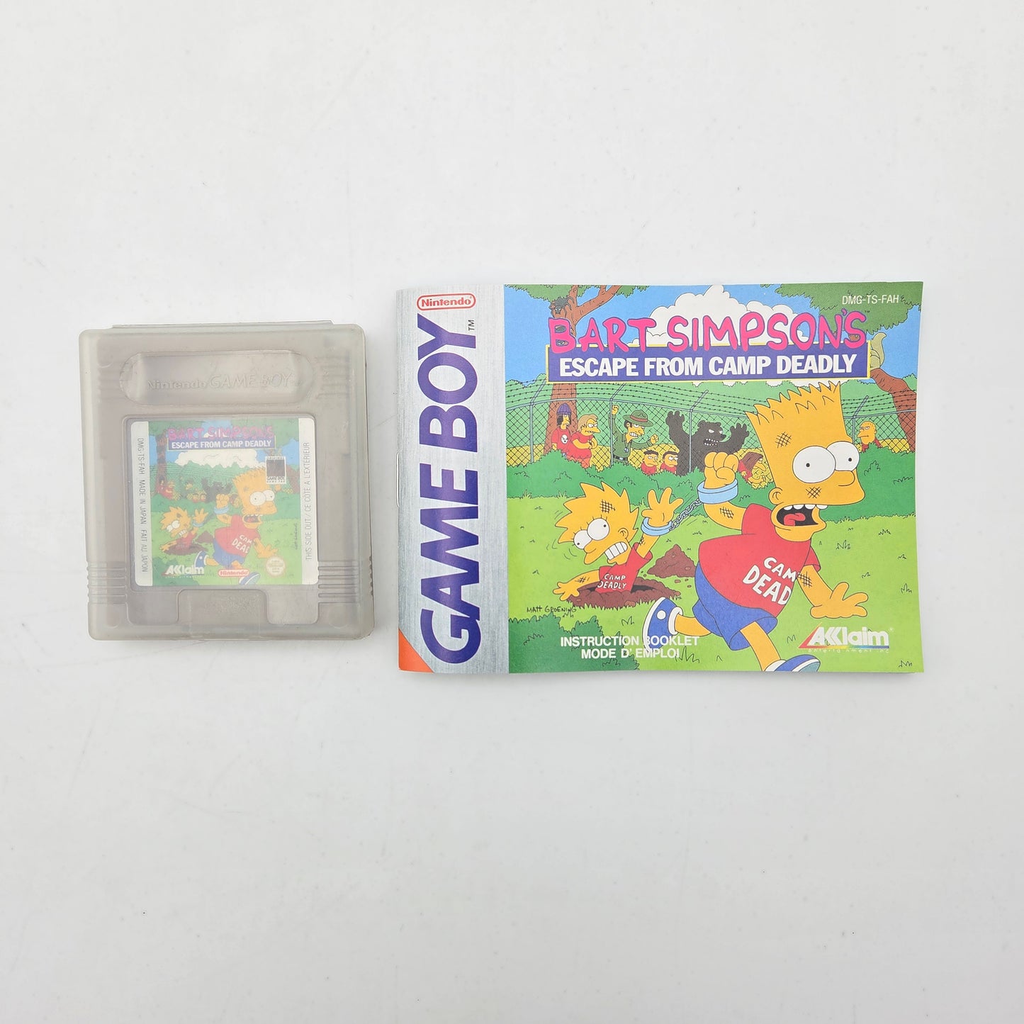 Bart Simpsons Escape From Camp Deadly - Gameboy
