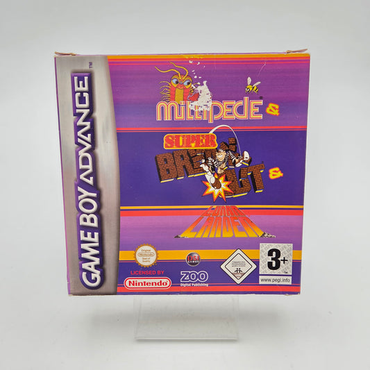 MILLIPEDE + SUPER BREAKOUT + LUNAR LANDER - Gameboy Advance