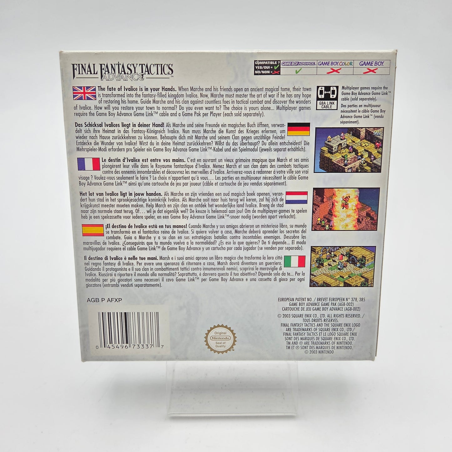 Final Fantasy Tactics Advance - Gameboy Advance