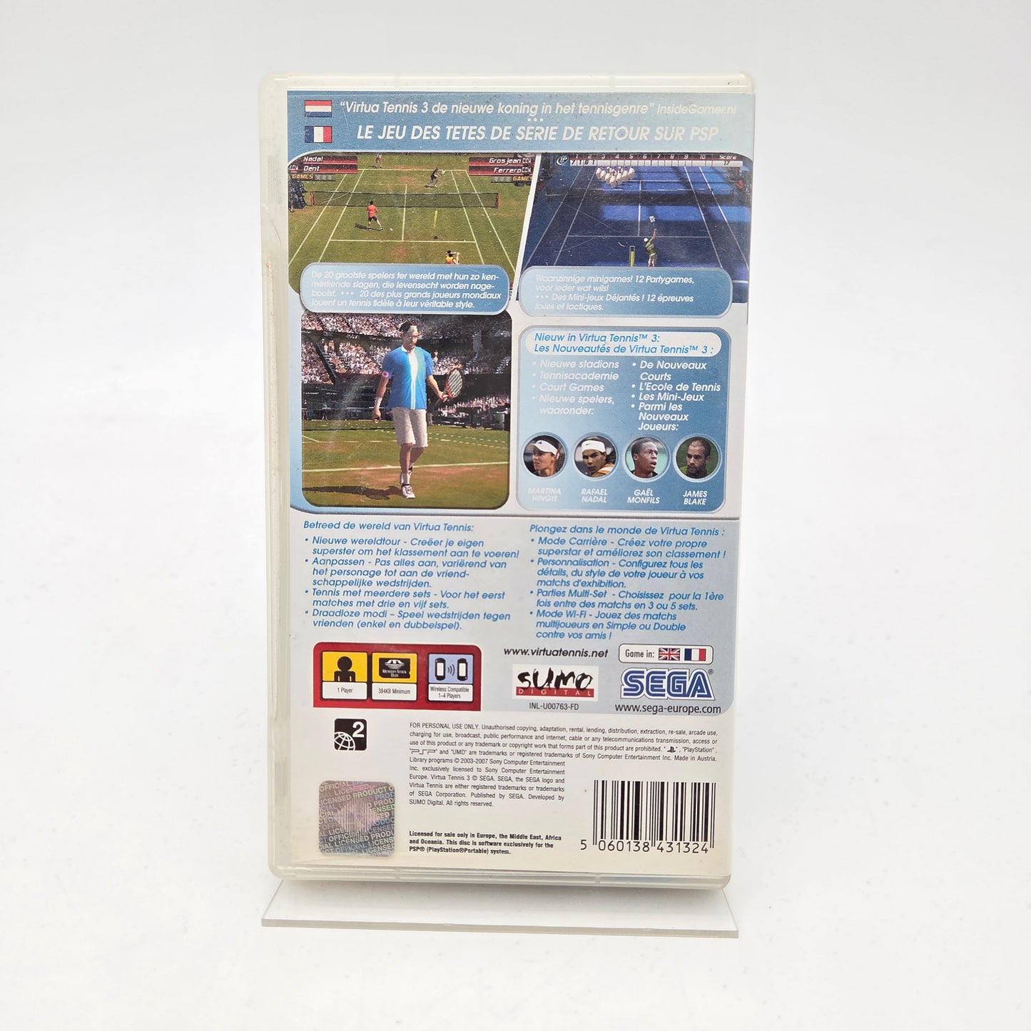 Virtua Tennis 3 - Playstation Portable