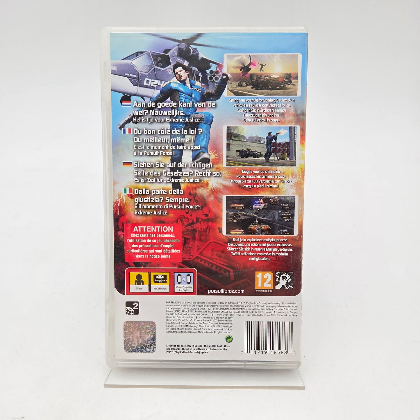 Pursuit Force Extreme Justice - Playstation Portable