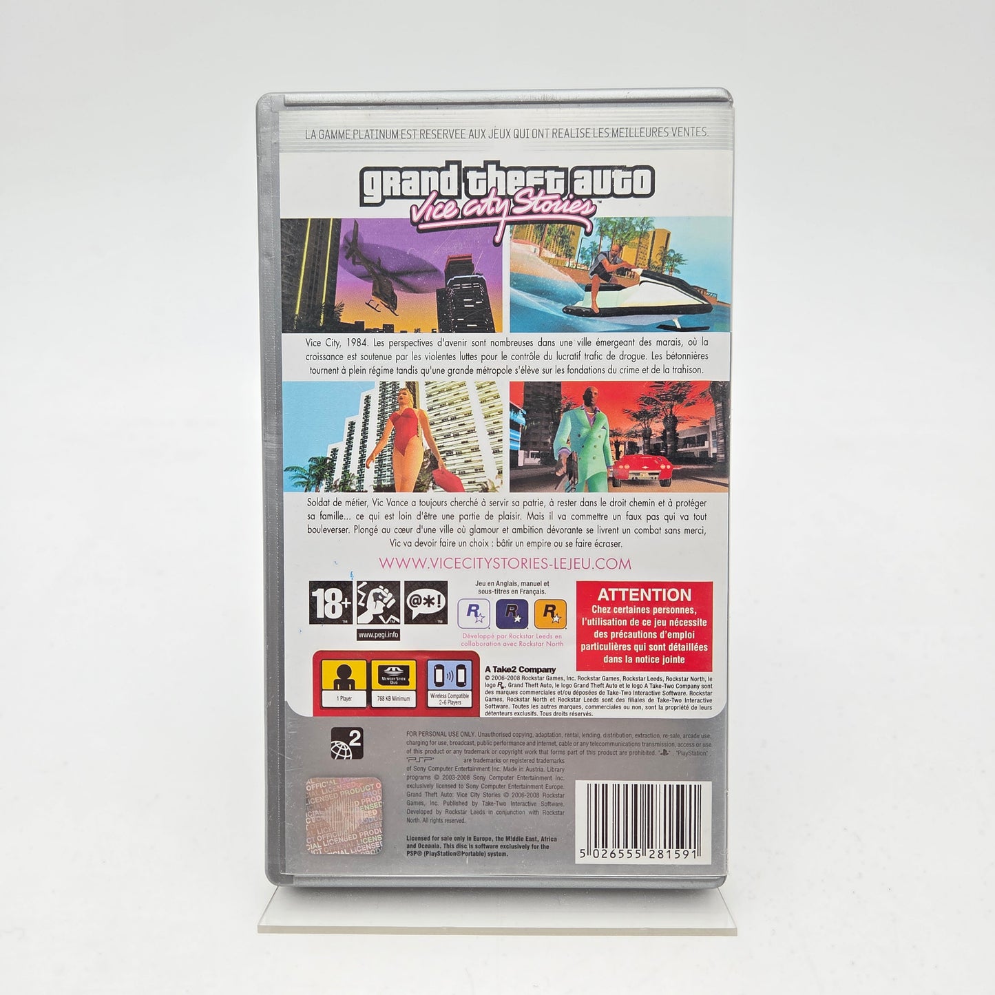 Grand Theft Auto Vice City Stories - Playstation Portable