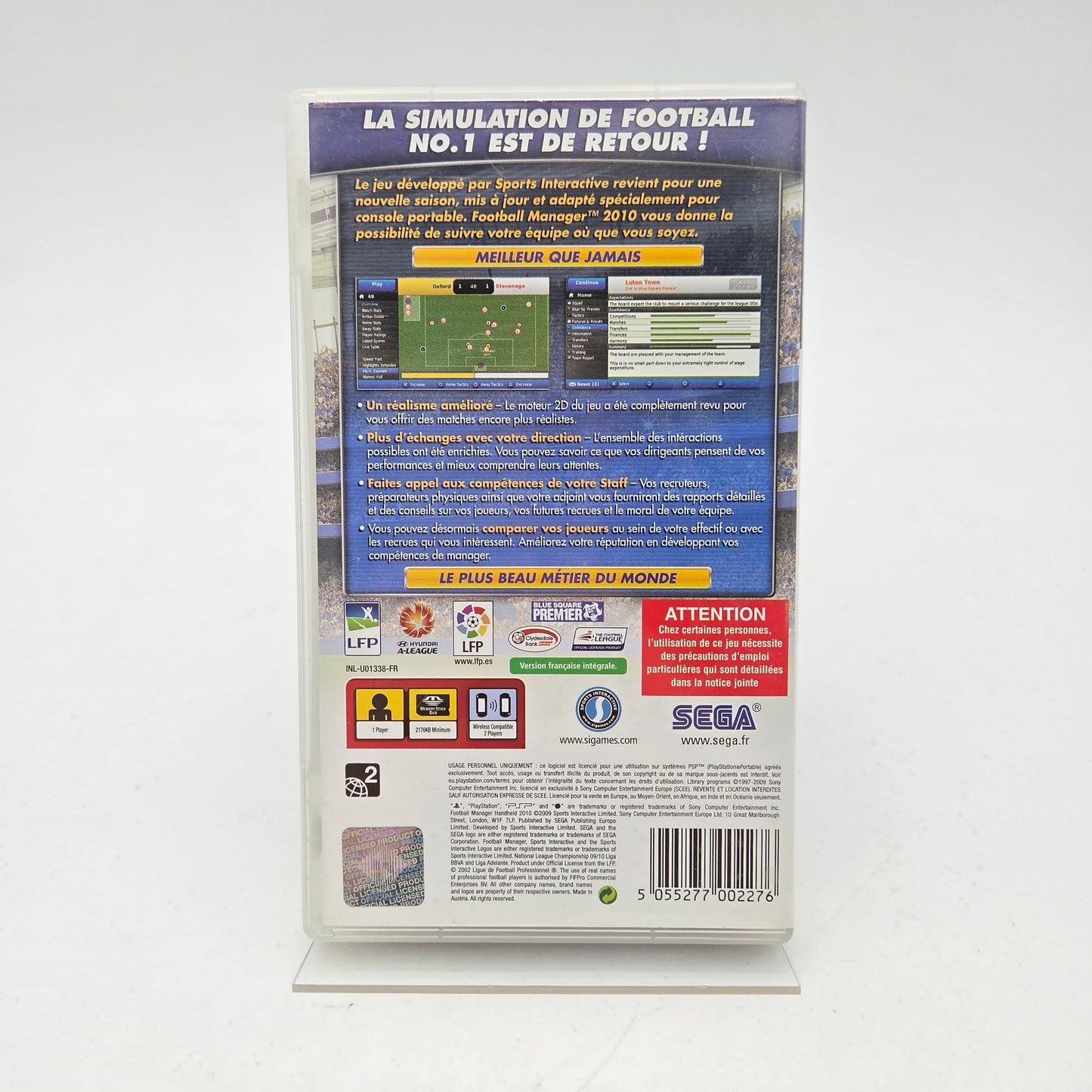 Football Manager Handheld 2010 - Playstation Portable