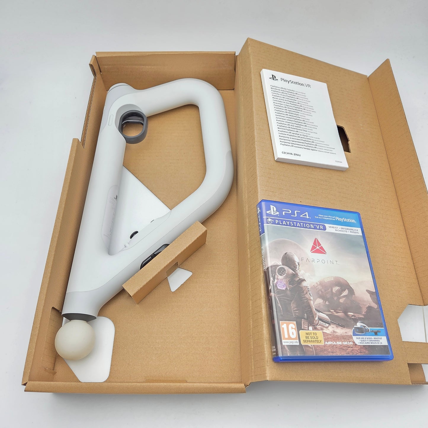 Playstation VR Aim Controller + Farpoint - Playstation 4